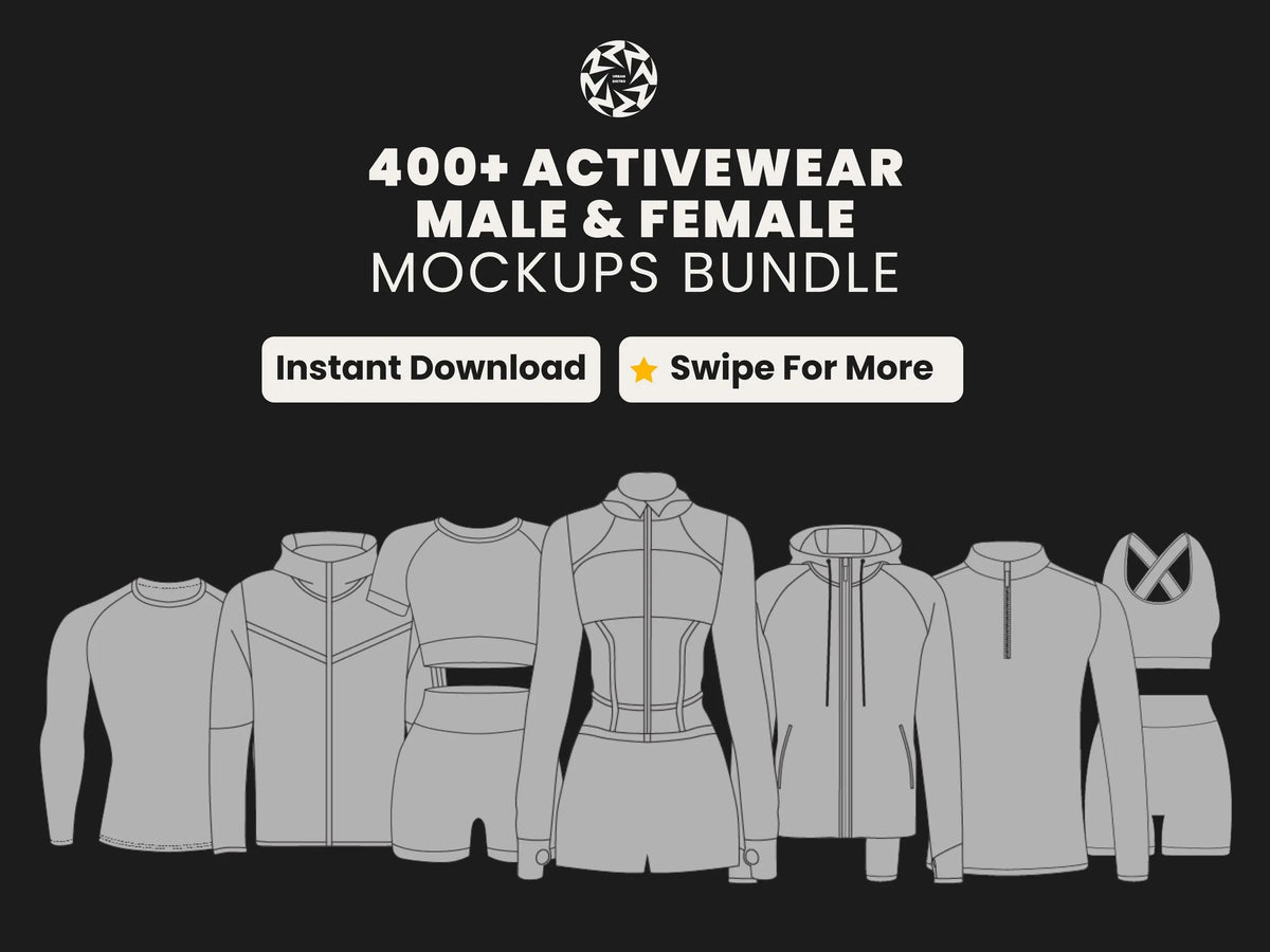 Activewear Mockups Bundle Urban Distro