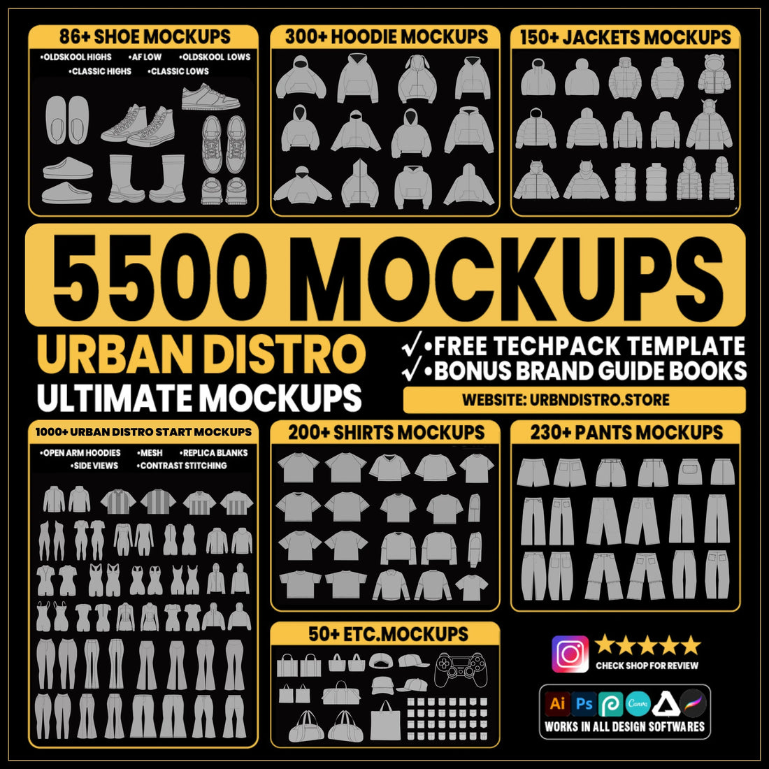 Urban Distro Ultimate Mockup Pack