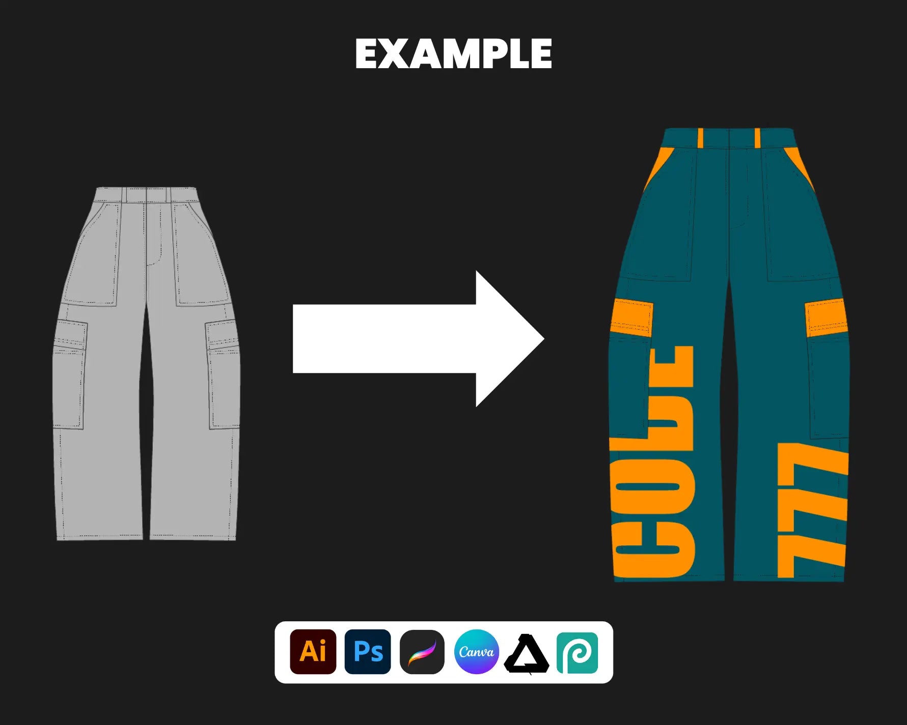 Cargo Pants Mockups Bundle Urban Distro