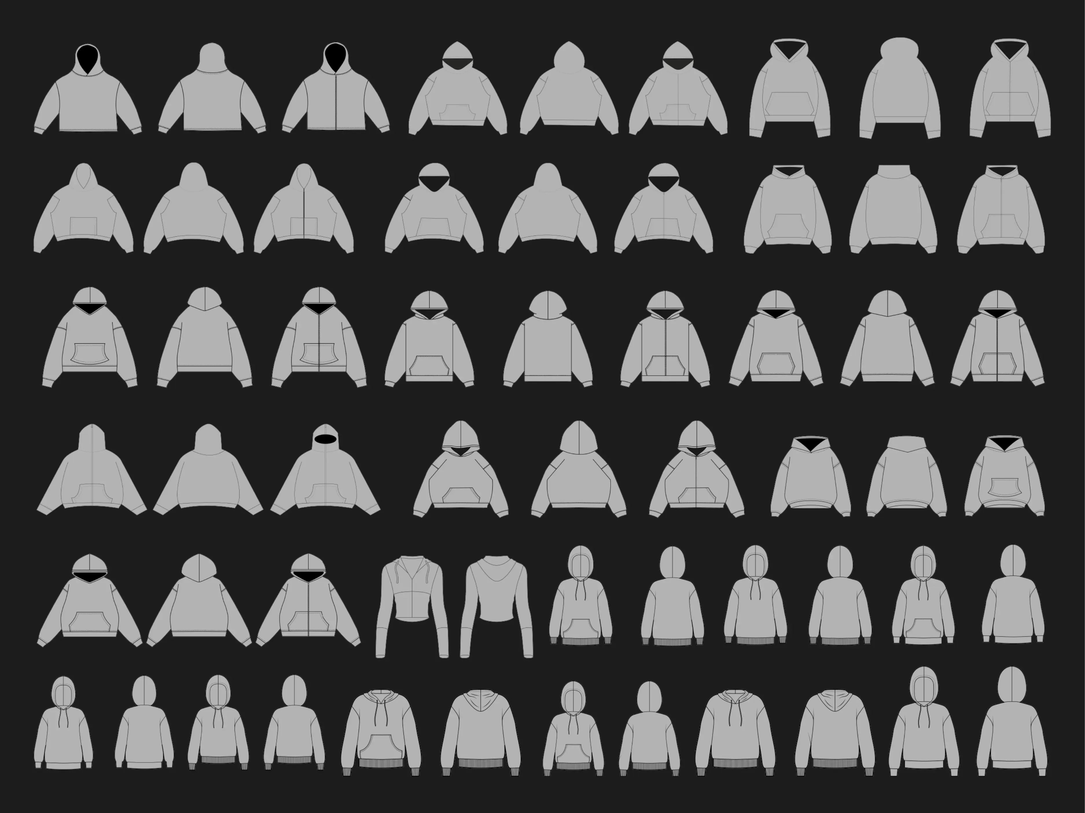 Hoodies Mockups Bundle Urban Distro