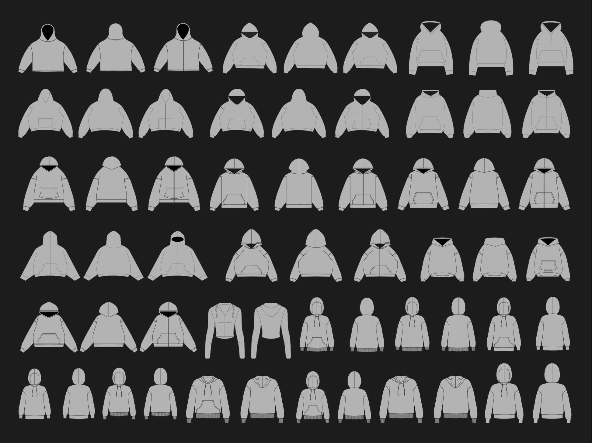 Hoodies Mockups Bundle Urban Distro