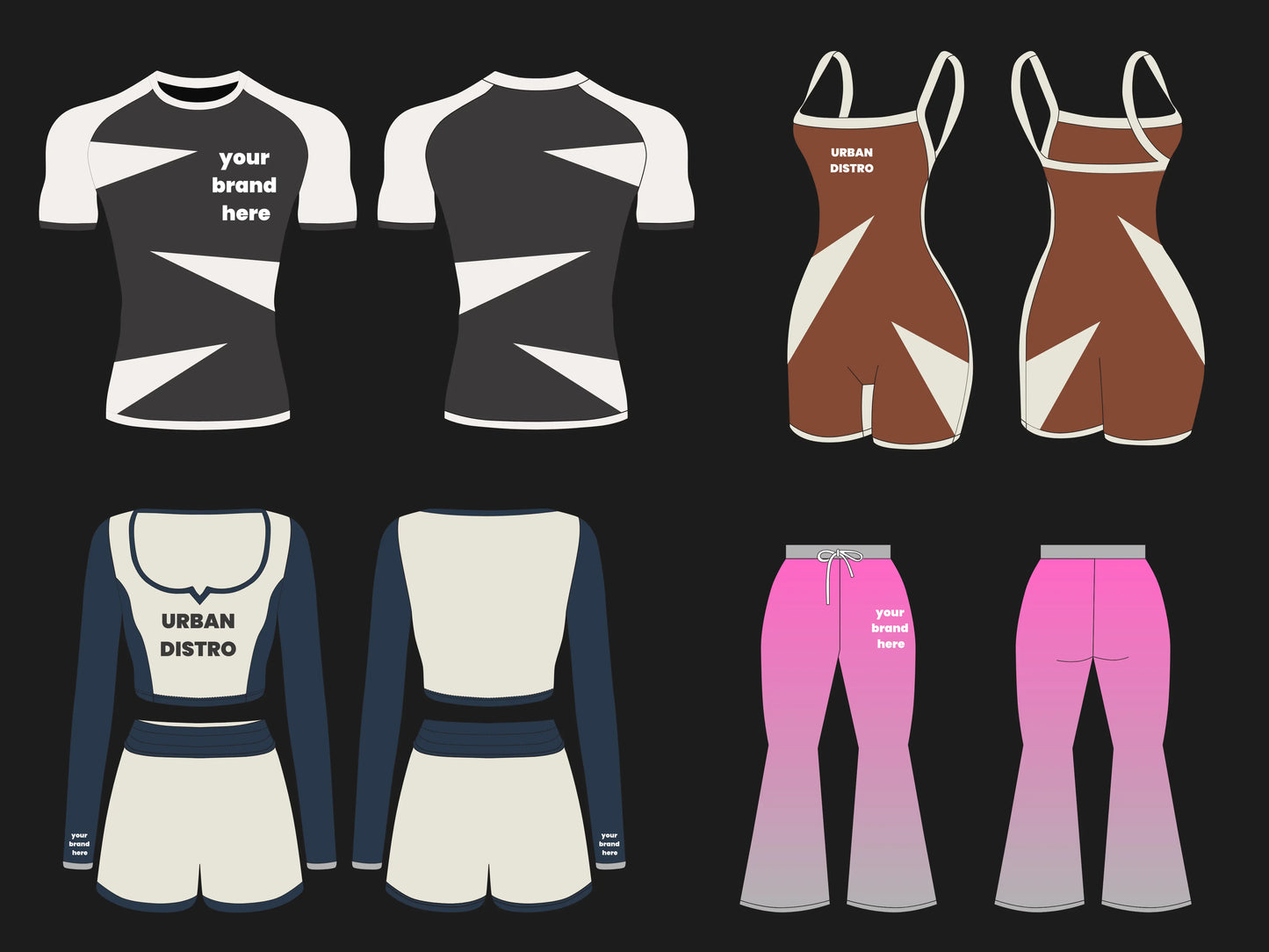 Activewear Mockups Bundle Urban Distro