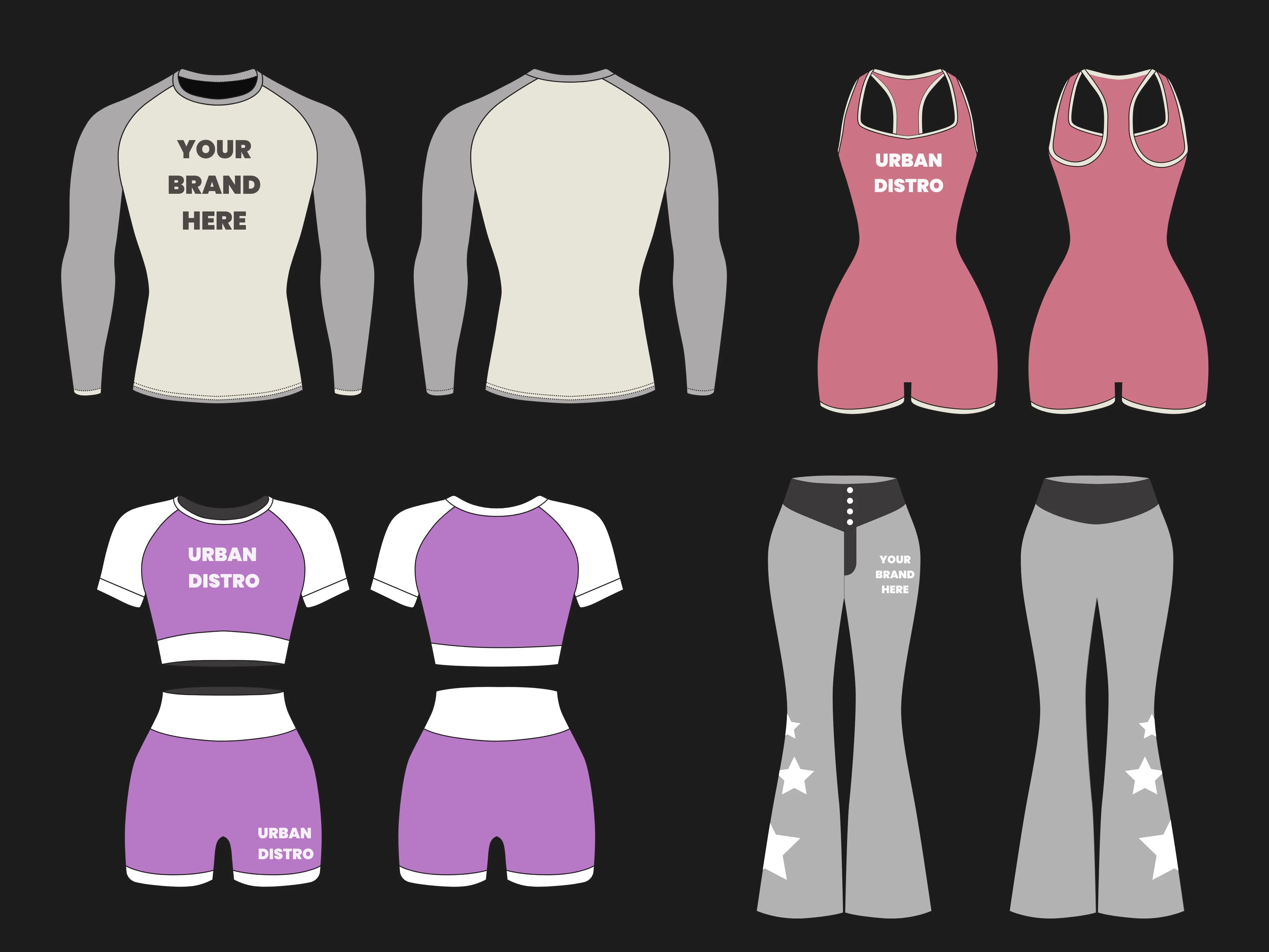 Activewear Mockups Bundle Urban Distro