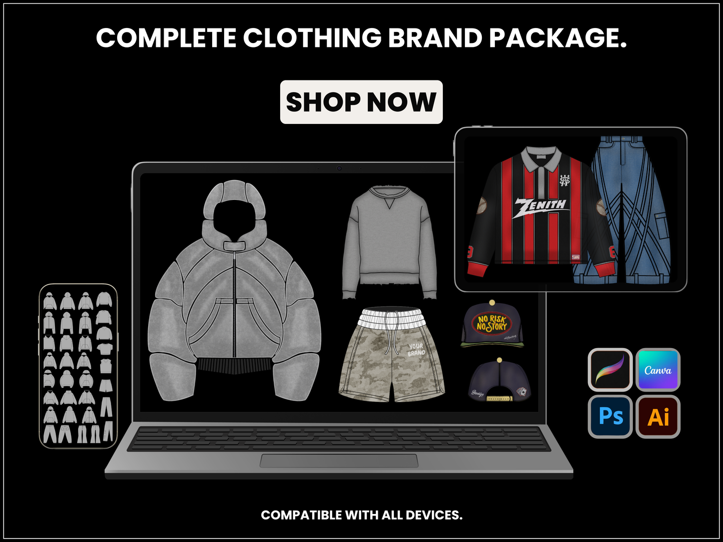 10,000 FASHION DESIGNER PACK