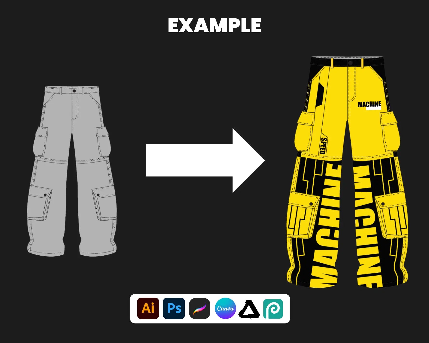 Cargo Pants Mockups Bundle Urban Distro