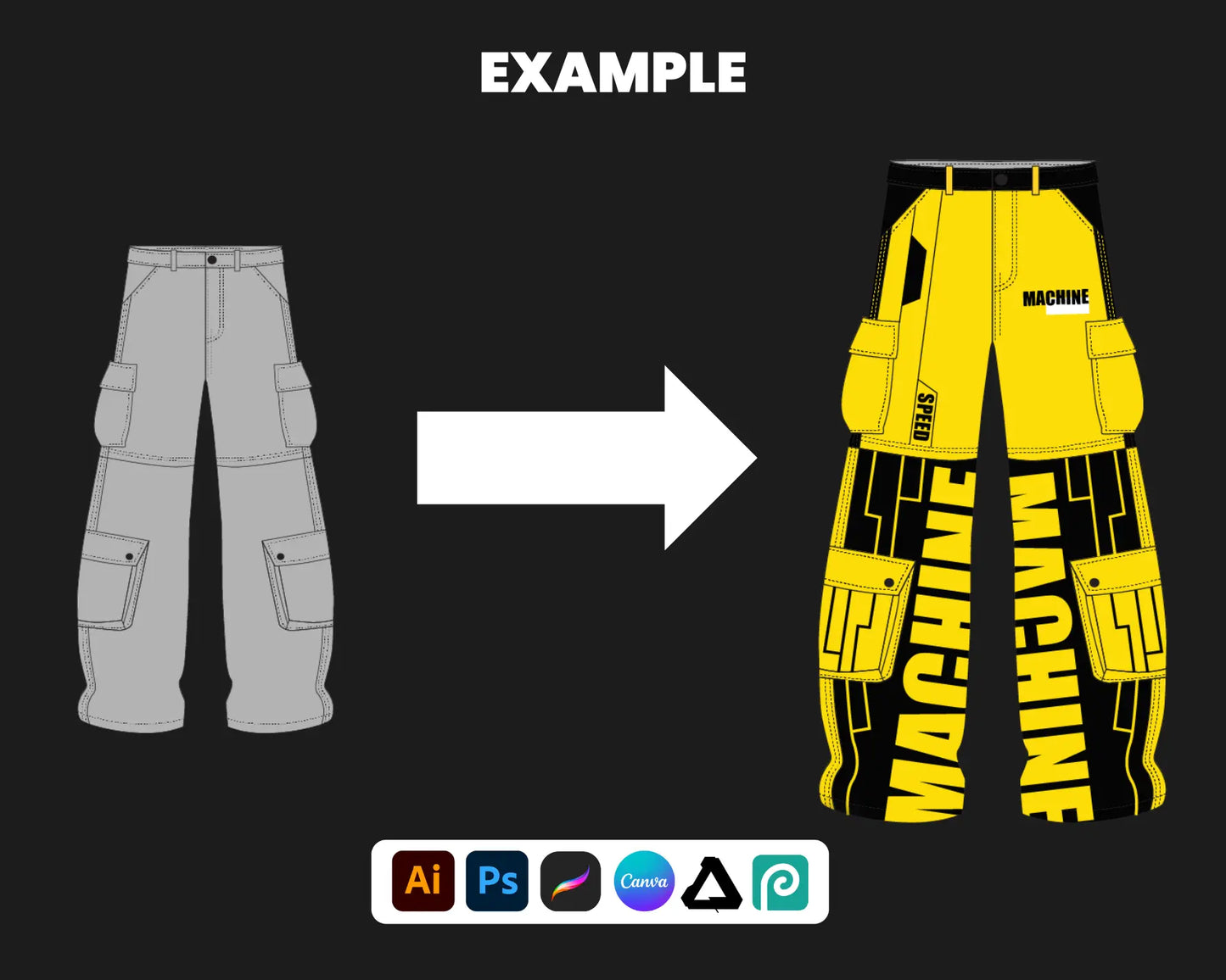 Cargo Pants Mockups Bundle Urban Distro
