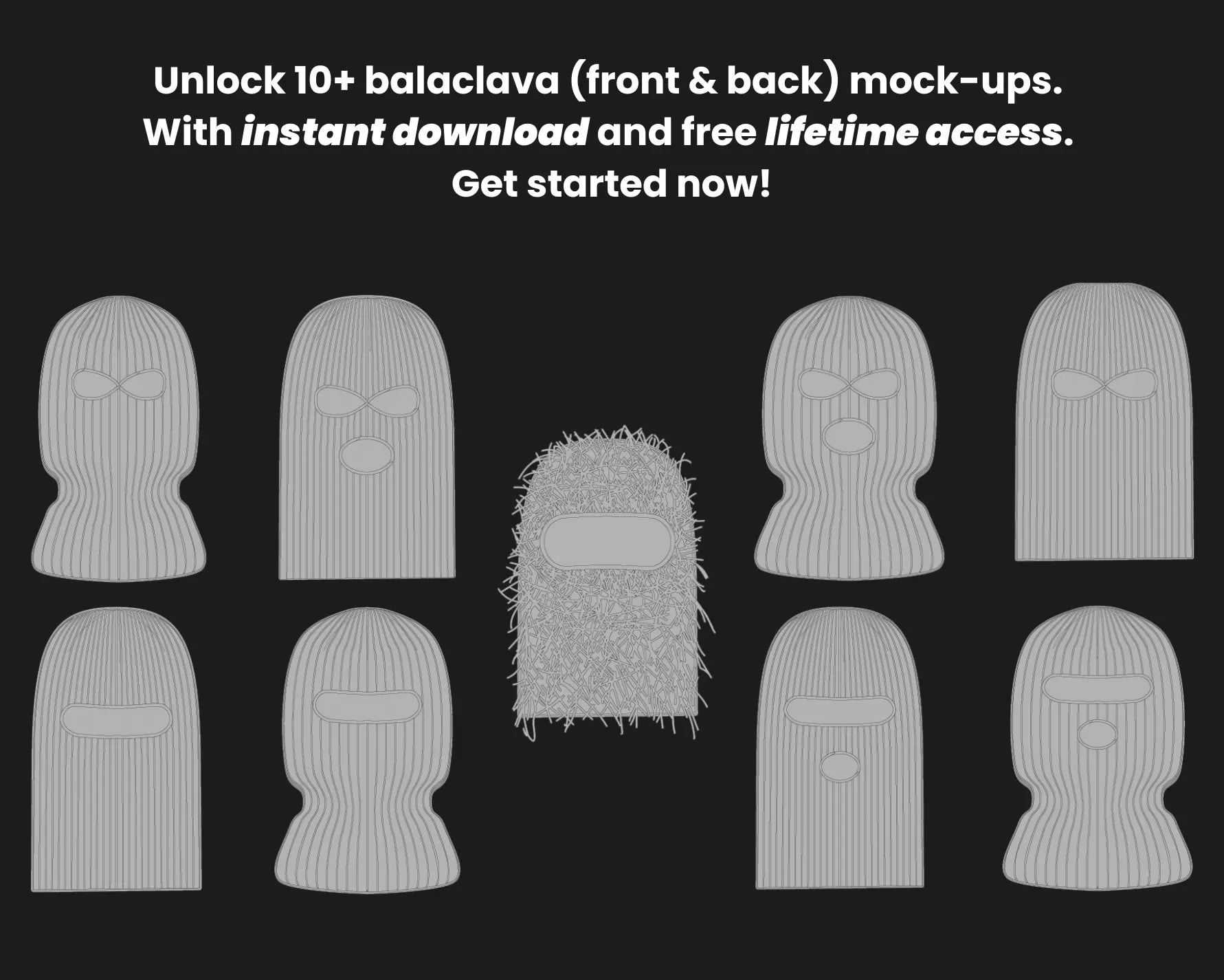 Balaclava/Ski Masks Bundle Urban Distro