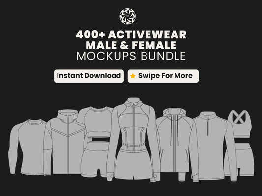 Activewear Mockups Bundle Urban Distro