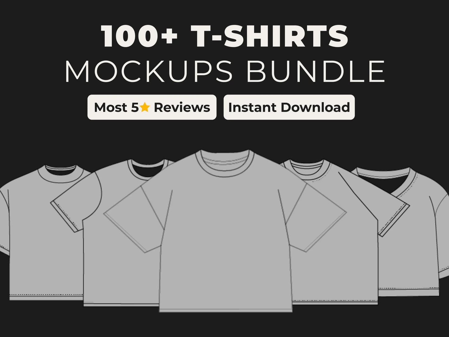 T-Shirts Mockups Bundle - Urban Distro Default Title Urban Distro