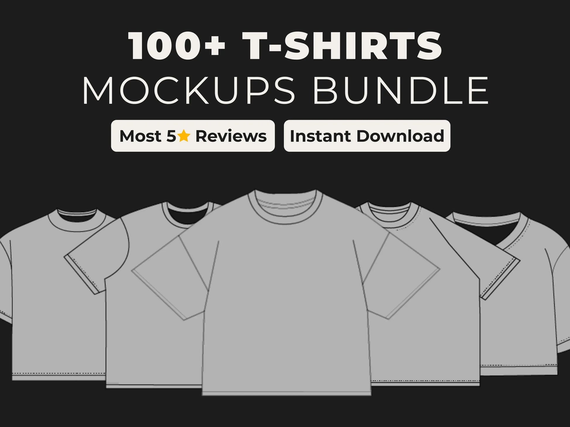 T-Shirts Mockups Bundle - Urban Distro Default Title Urban Distro