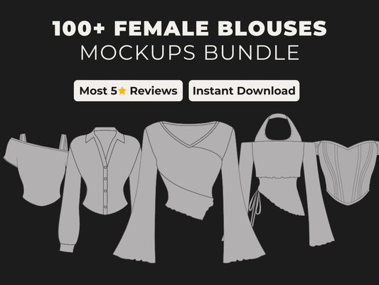 Blouse's Mockups Bundle - Urban Distro Default Title Urban Distro