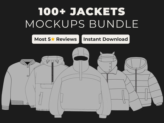 Jackets Mockups Bundle Urban Distro