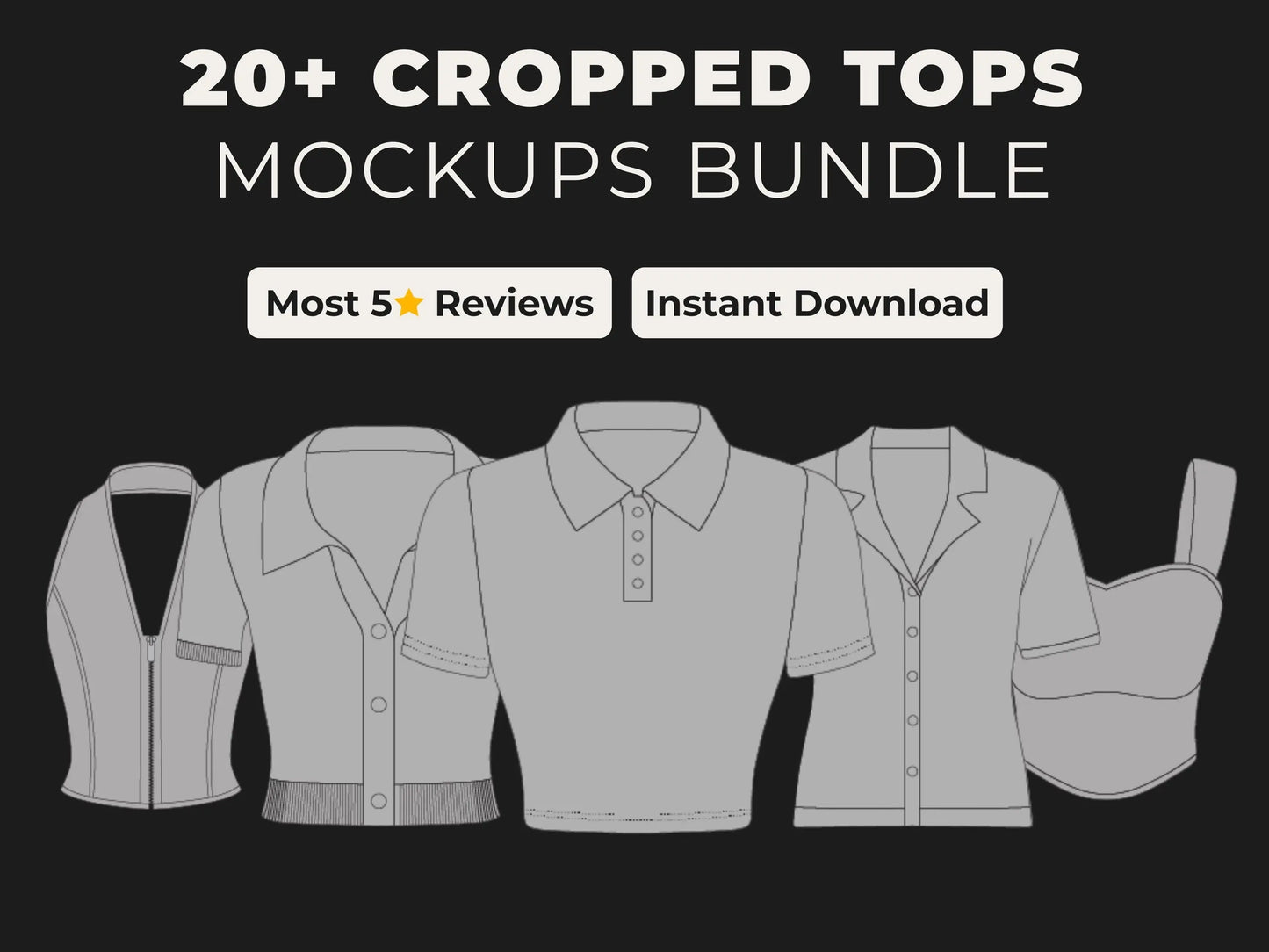 Cropped Tops Bundle Urban Distro