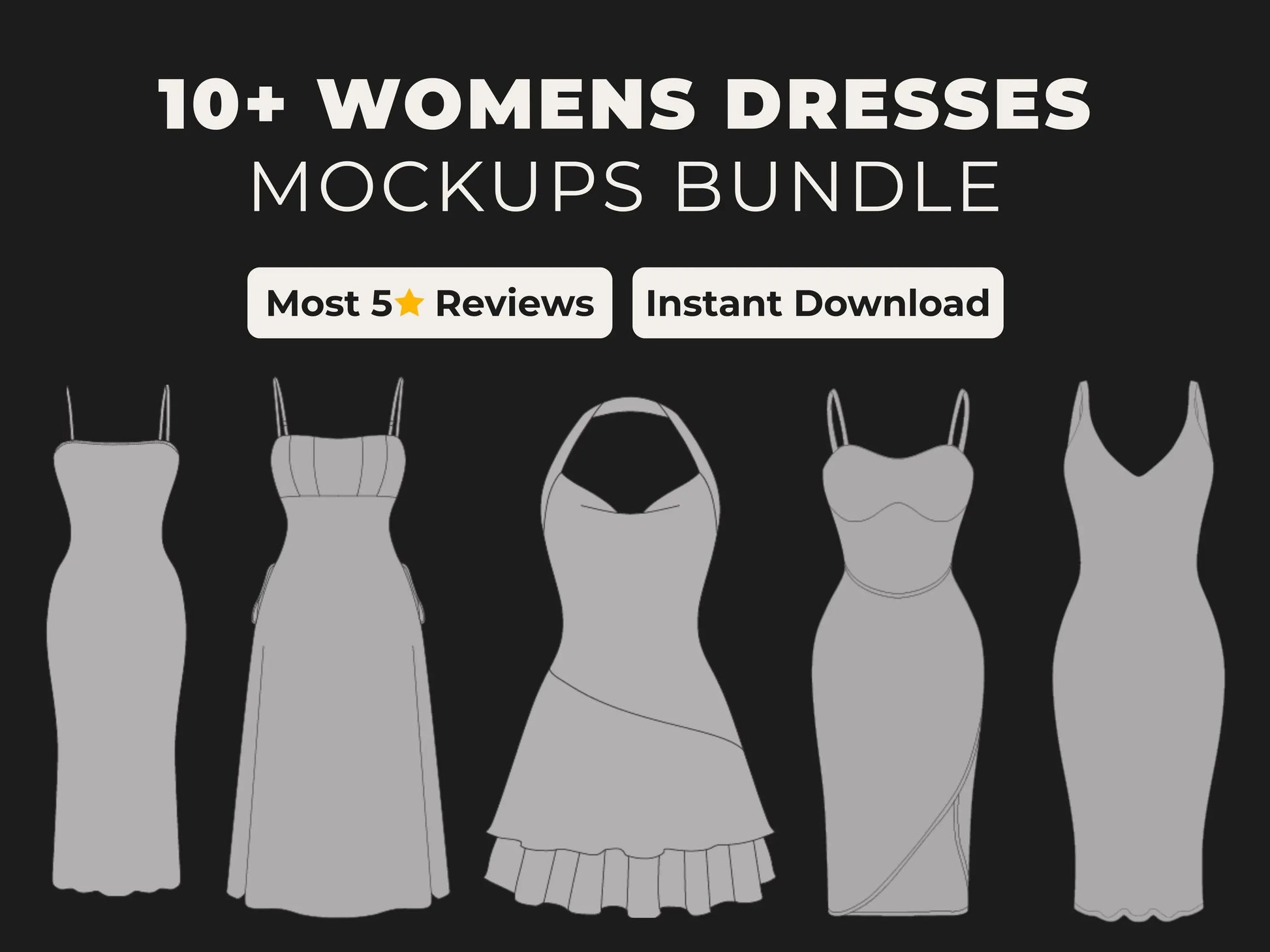 Dresses Mockups Bundle Urban Distro