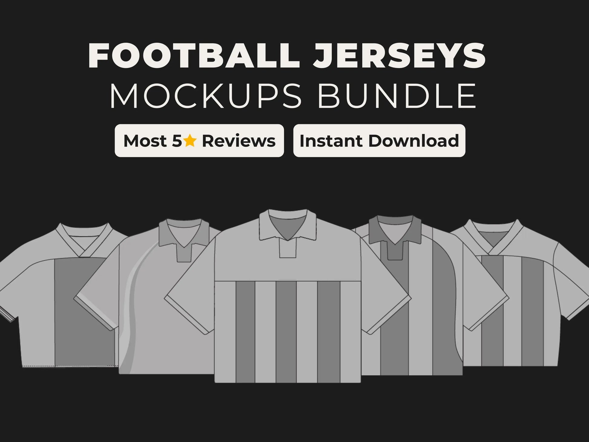 Jerseys Mockups Bundle Urban Distro