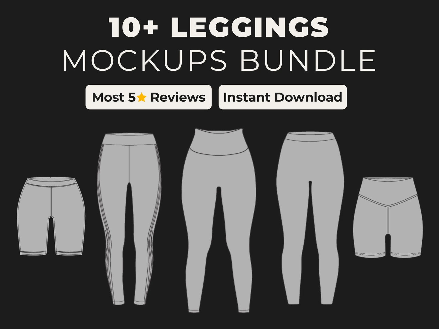 Leggings Mockup Bundle Urban Distro