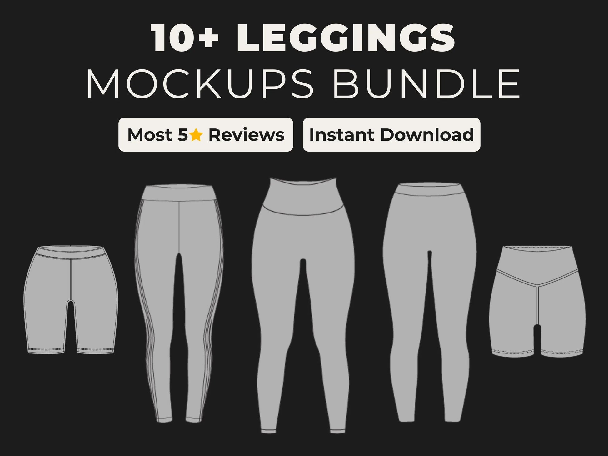 Leggings Mockup Bundle Urban Distro