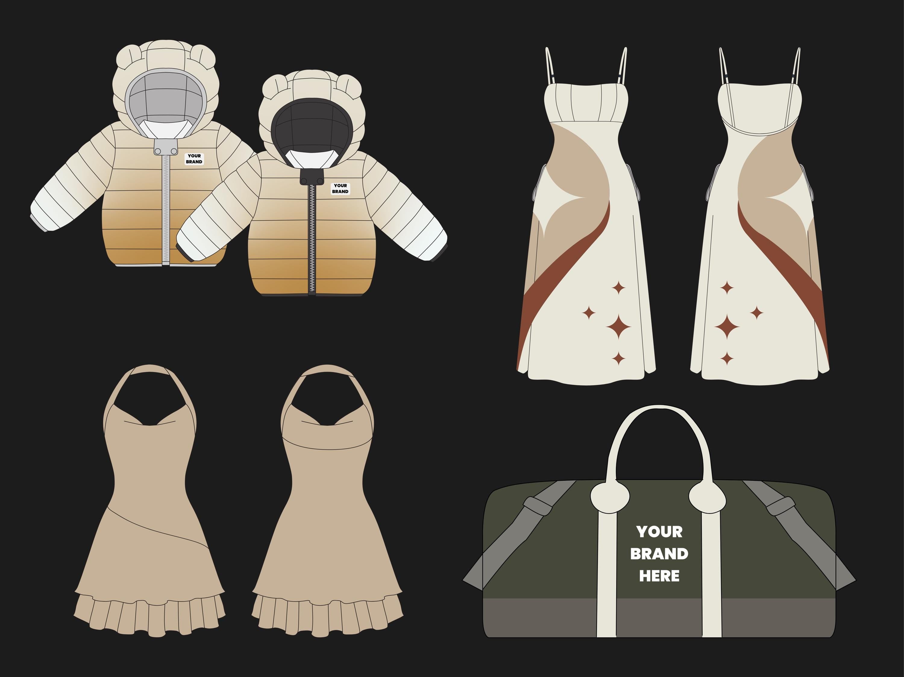 Summer Clothing Mockup Bundle: 400+ Fashion Templates (Digital Download)