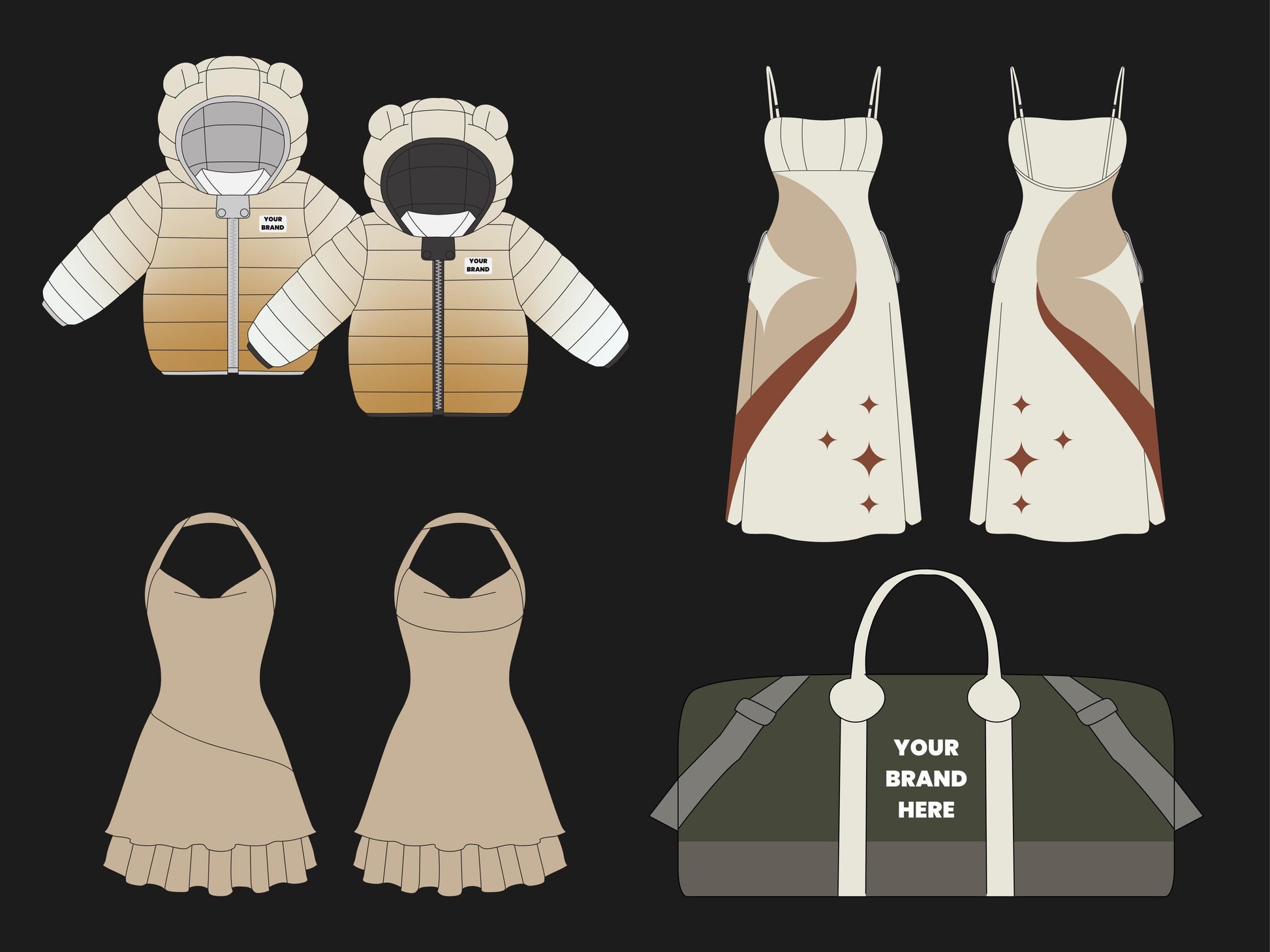 Summer Clothing Mockup Bundle: 400+ Fashion Templates (Digital Download)