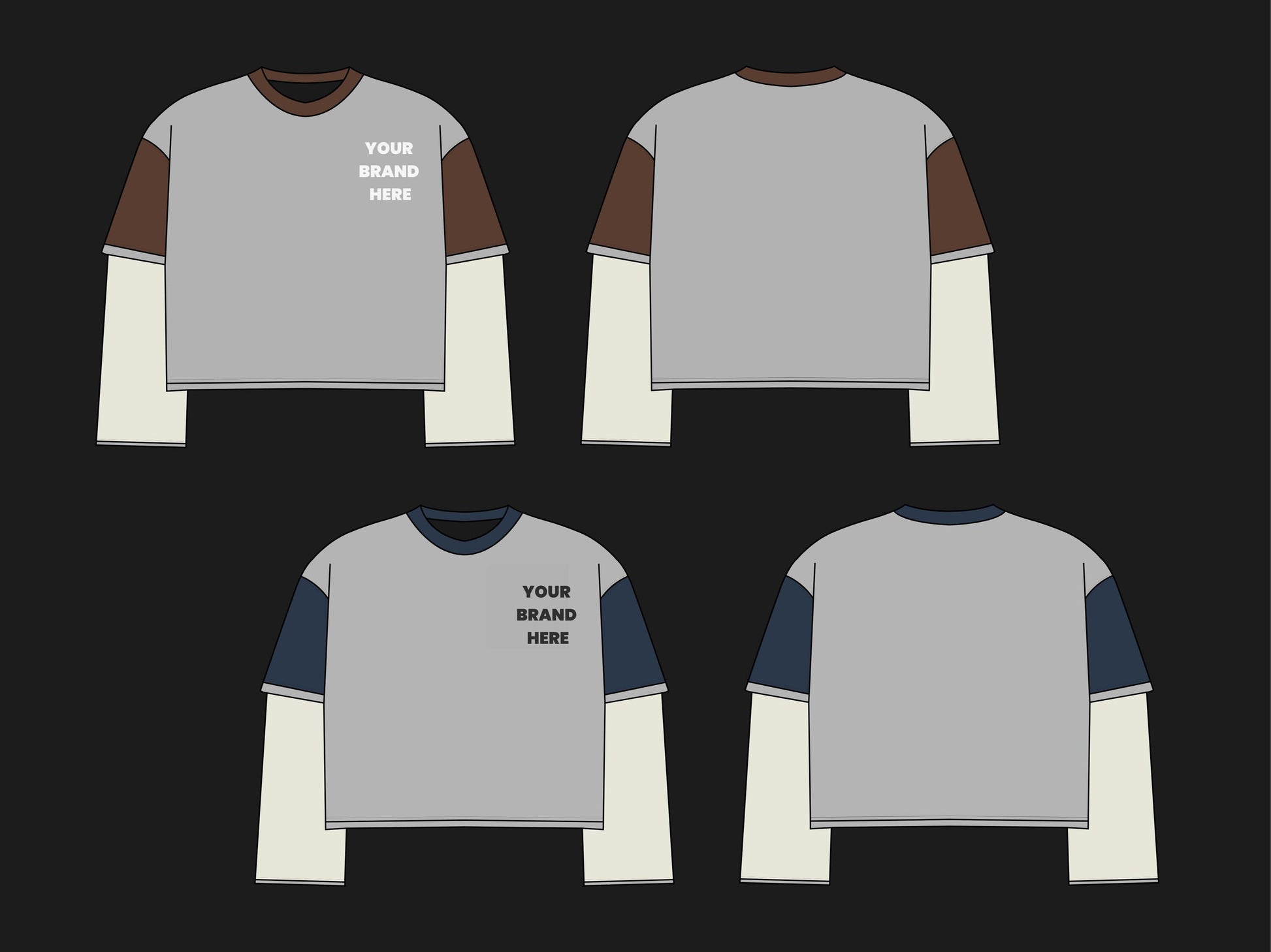 1000 Men’s Clothing Mockups Bundle | SVG and PNG Fashion Vector Templates for Clothing Brands and Designers | Male Apparel Mockup Pack