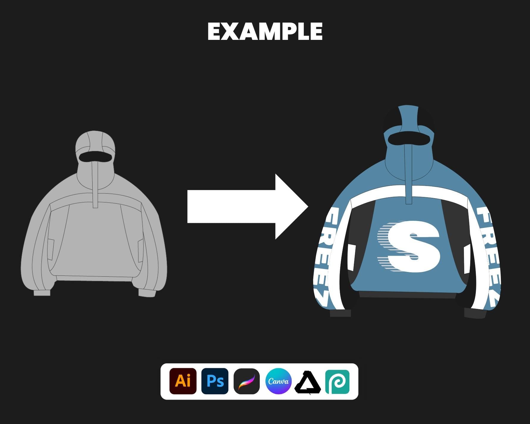 Winter Clothing Mockup Bundle | Fashion Vector Templates (SVG & PNG)