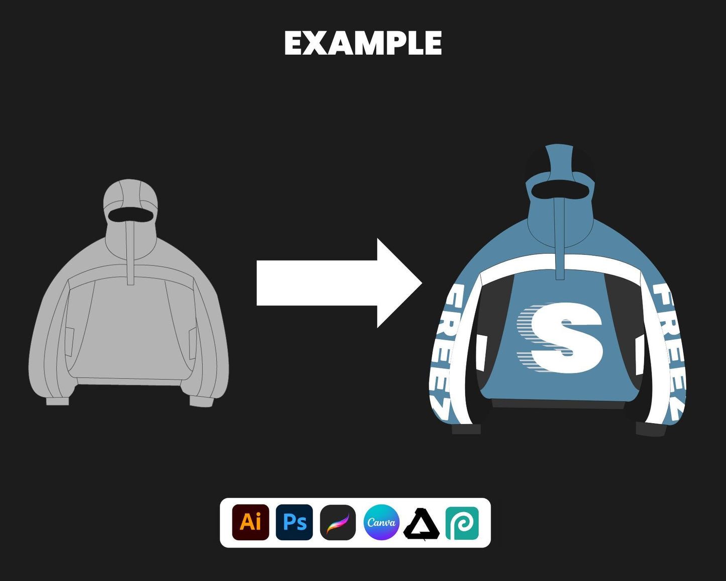 Winter Clothing Mockup Bundle | Fashion Vector Templates (SVG & PNG)