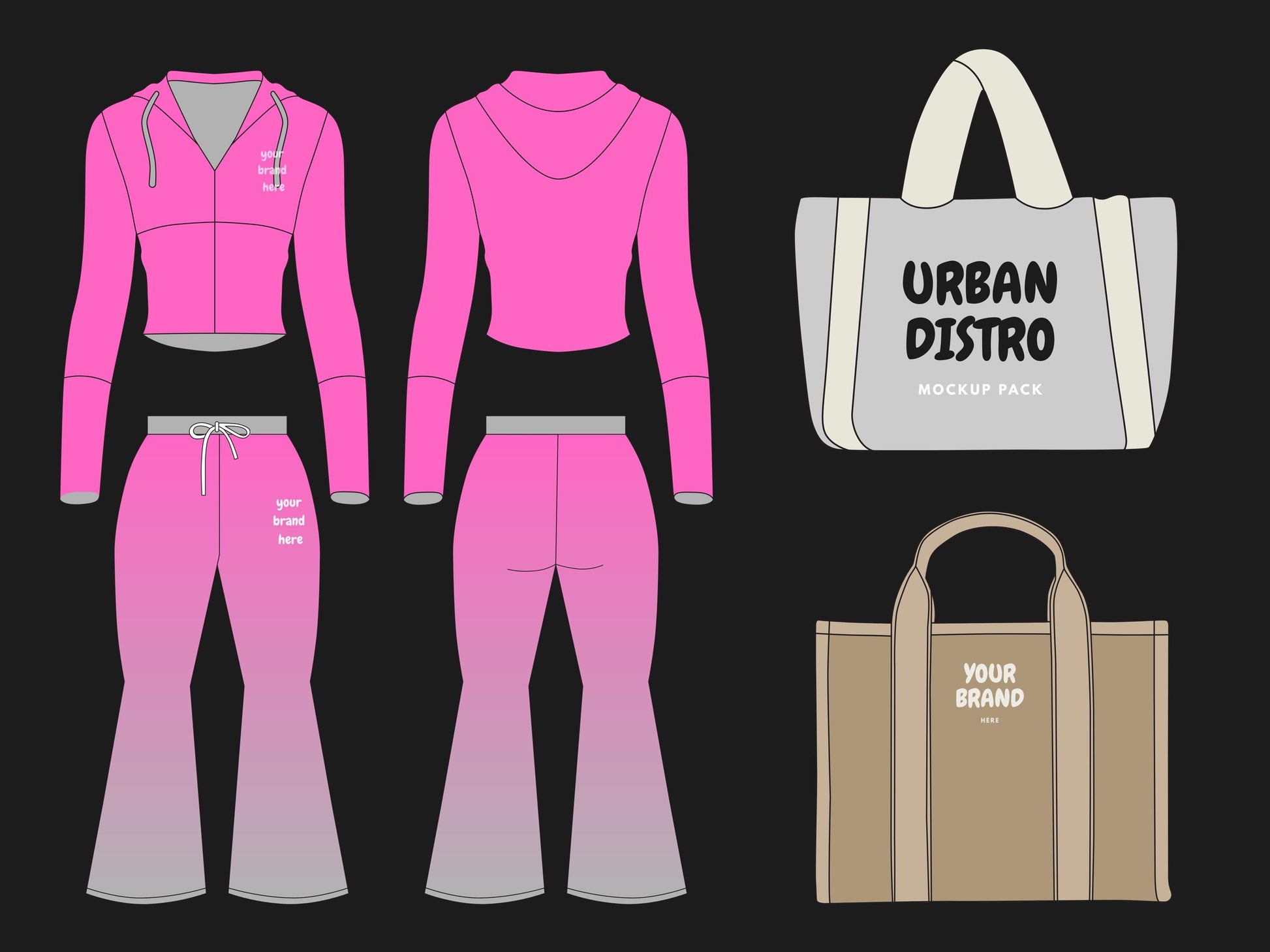 Women’s Mock-Up Pack