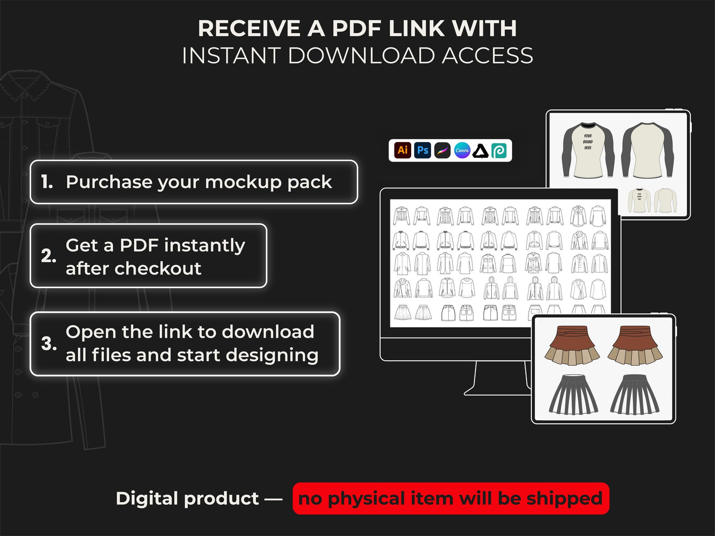 1000 Activewear Mockups Pack | Male and Female Gymwear Vector Templates in SVG and PNG | Fitness Apparel Mockup bundle for Clothing Brands