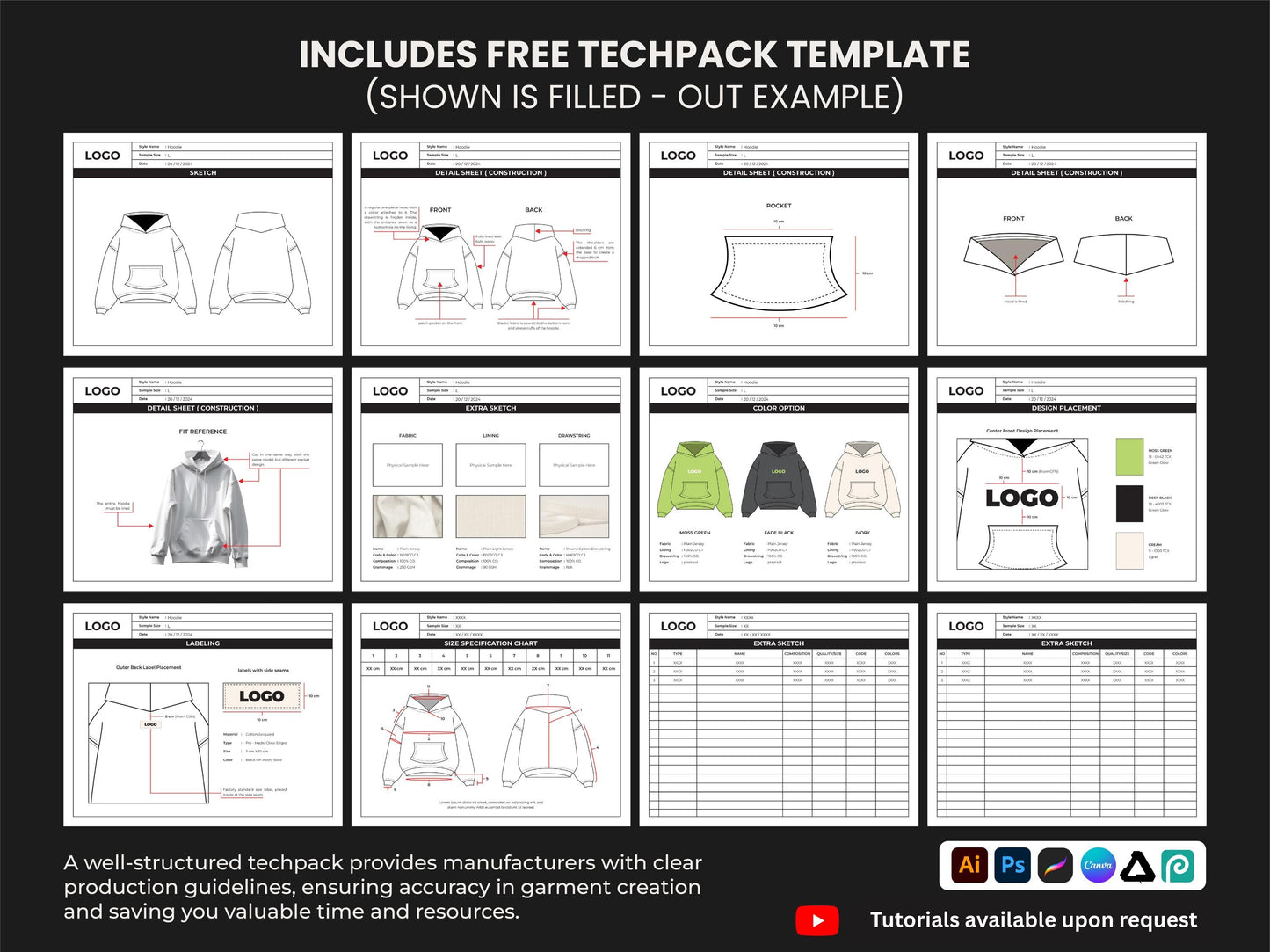 1000 Men’s Clothing Mockups Bundle | SVG and PNG Fashion Vector Templates for Clothing Brands and Designers | Male Apparel Mockup Pack