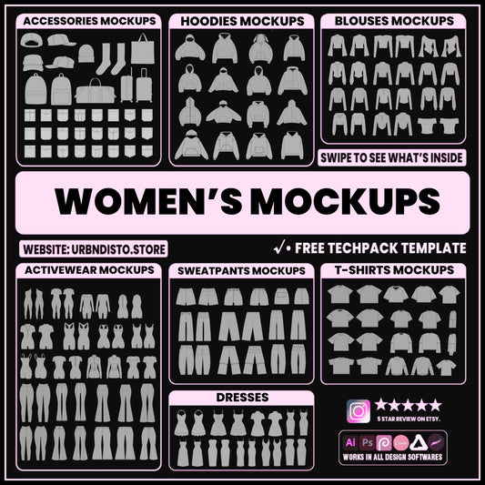Women’s Mock-Up Pack