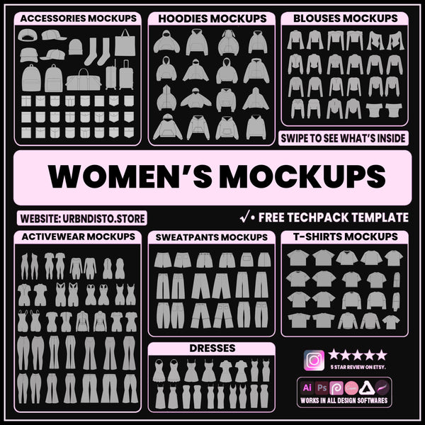 Women’s Mock-Up Pack