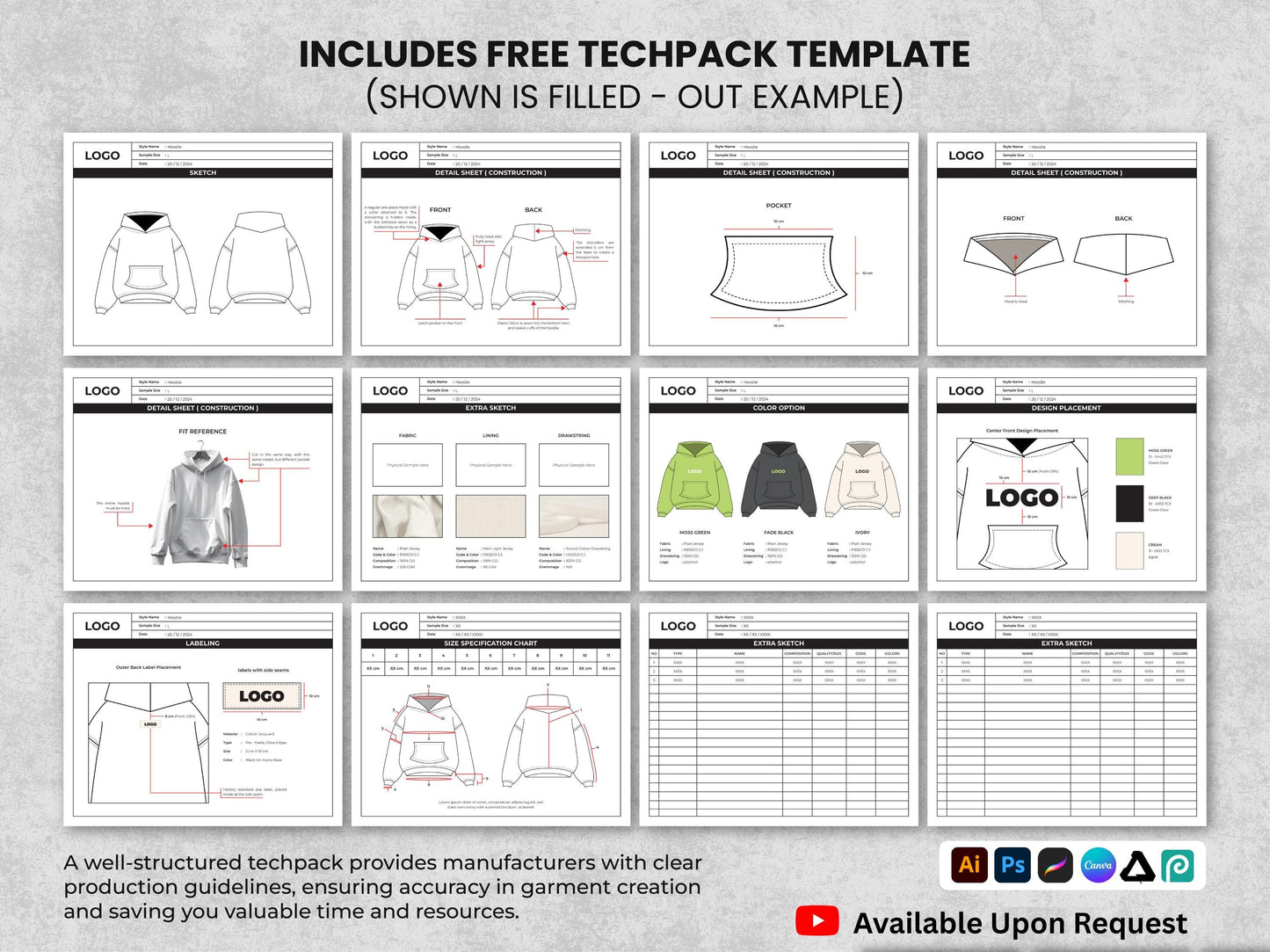250+ Realistic Mockups Bundle | Streetwear Clothing Mockup pack | Front View