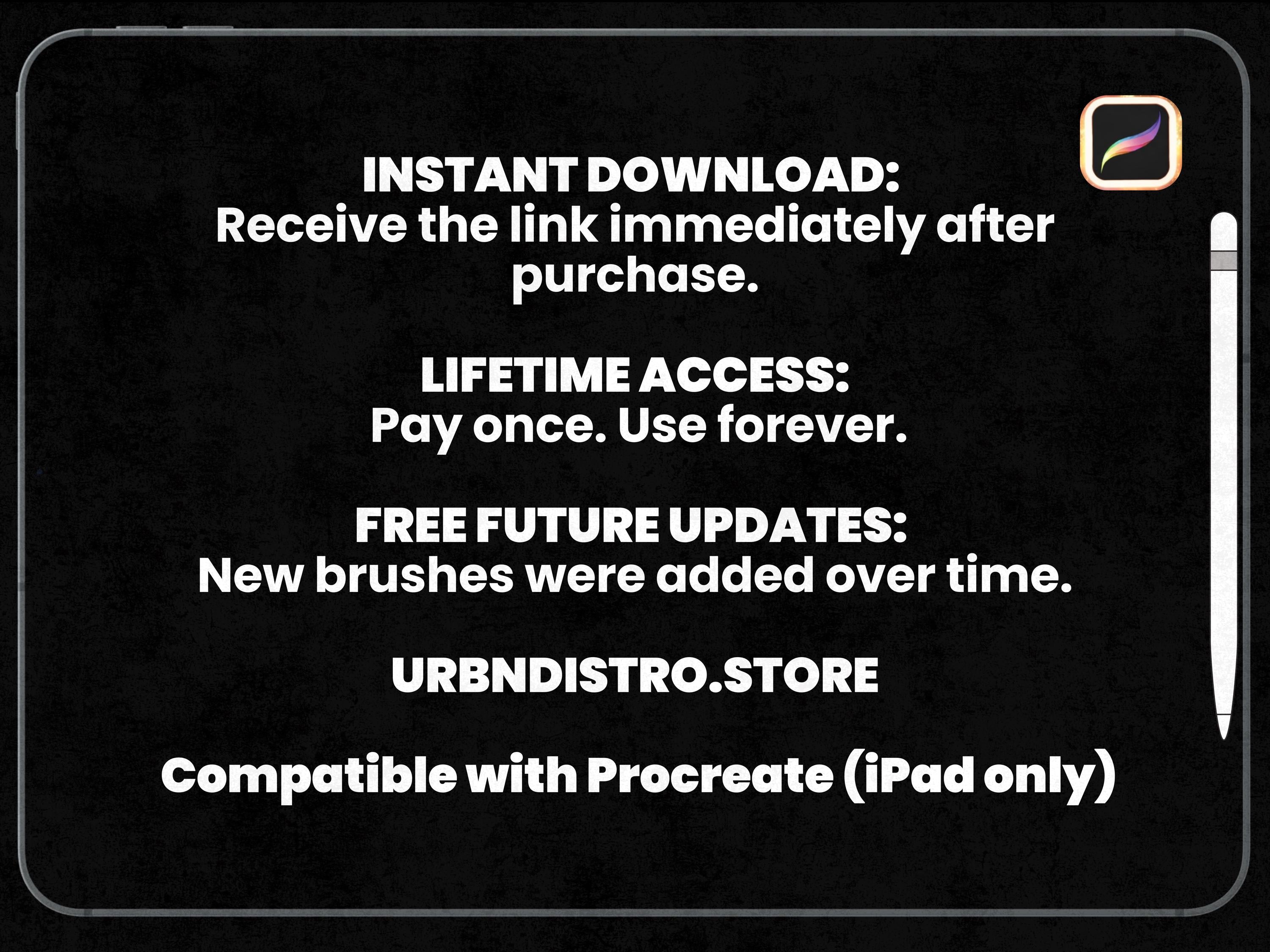 400+ Procreate Fabric Texture Brushes | Realistic Textile Pattern Brush Set Fashion Design Apparel Mockups Streetwear Brush-set files