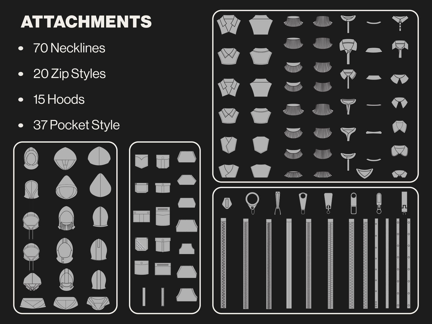 8,400+ Clothing Mockups Bundle, mega Fashion Designer Pack, Procreate Brushes, Streetwear Vector Mockups, Tech Pack Template, SVG PNG AI