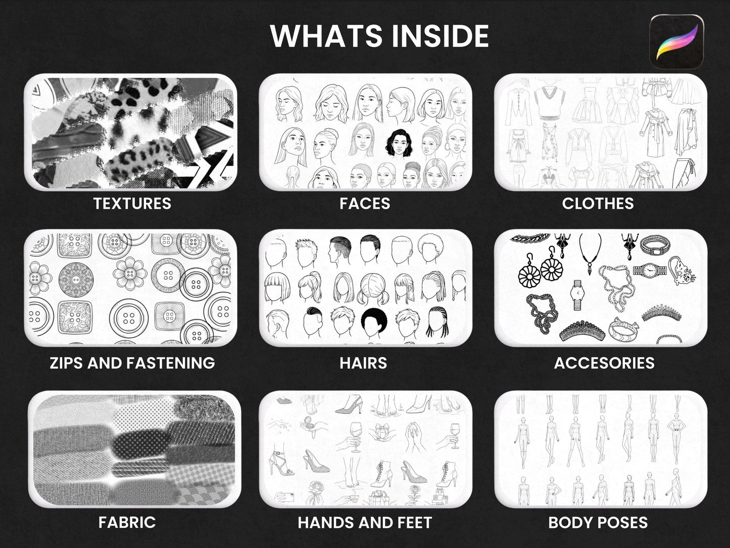 8,400+ Clothing Mockups Bundle, mega Fashion Designer Pack, Procreate Brushes, Streetwear Vector Mockups, Tech Pack Template, SVG PNG AI