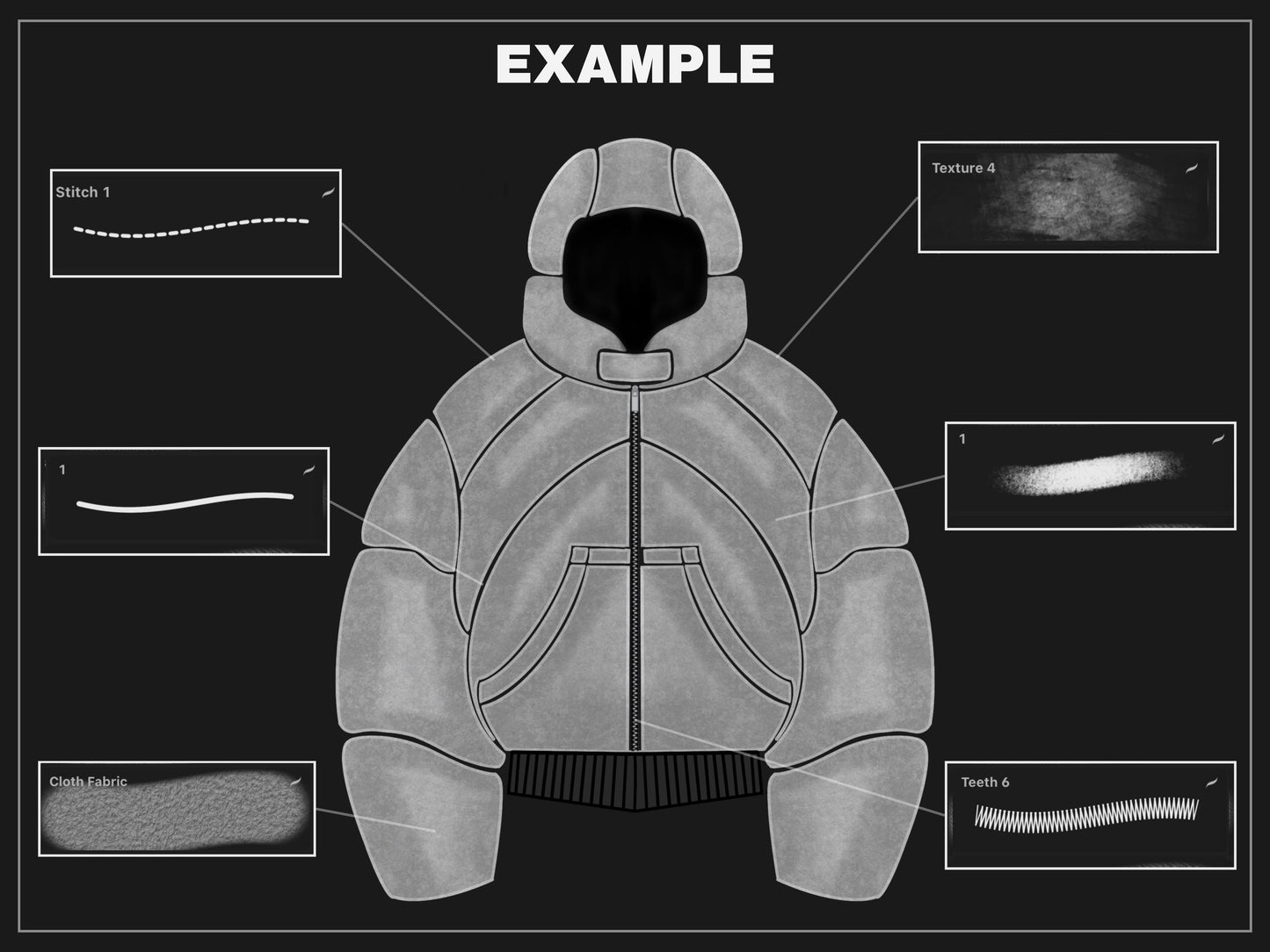 100+ Procreate stitch brushes | Realistic fashion stitches Brushset Clothing Design Brushes, Streetwear Brush-set files