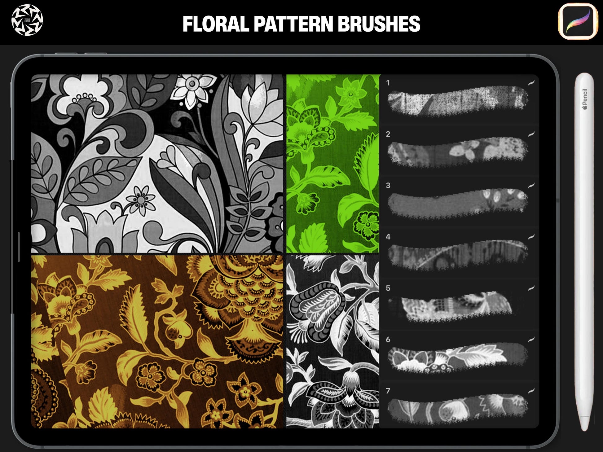 Procreate Fabric Brushes