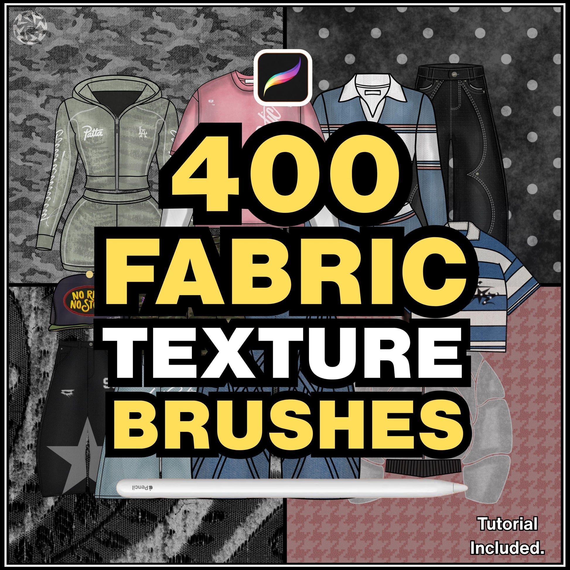 Procreate Fabric Brushes