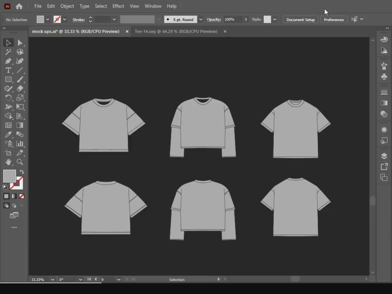 600 Clothing Mockups Essentials Bundle | SVG and PNG Fashion Vector Templates for Brands and Designers | Apparel Mockup Pack Ai Png Svg