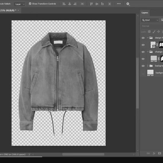 Realistic Jackets Mockups Bundle | 50 Streetwear Clothing Mockup pack | Front View